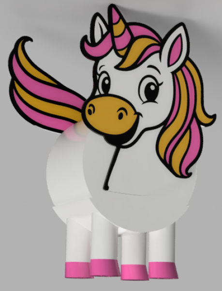 ToiRainy Einhorn Toilettenpapierhalter WC Bad Deko